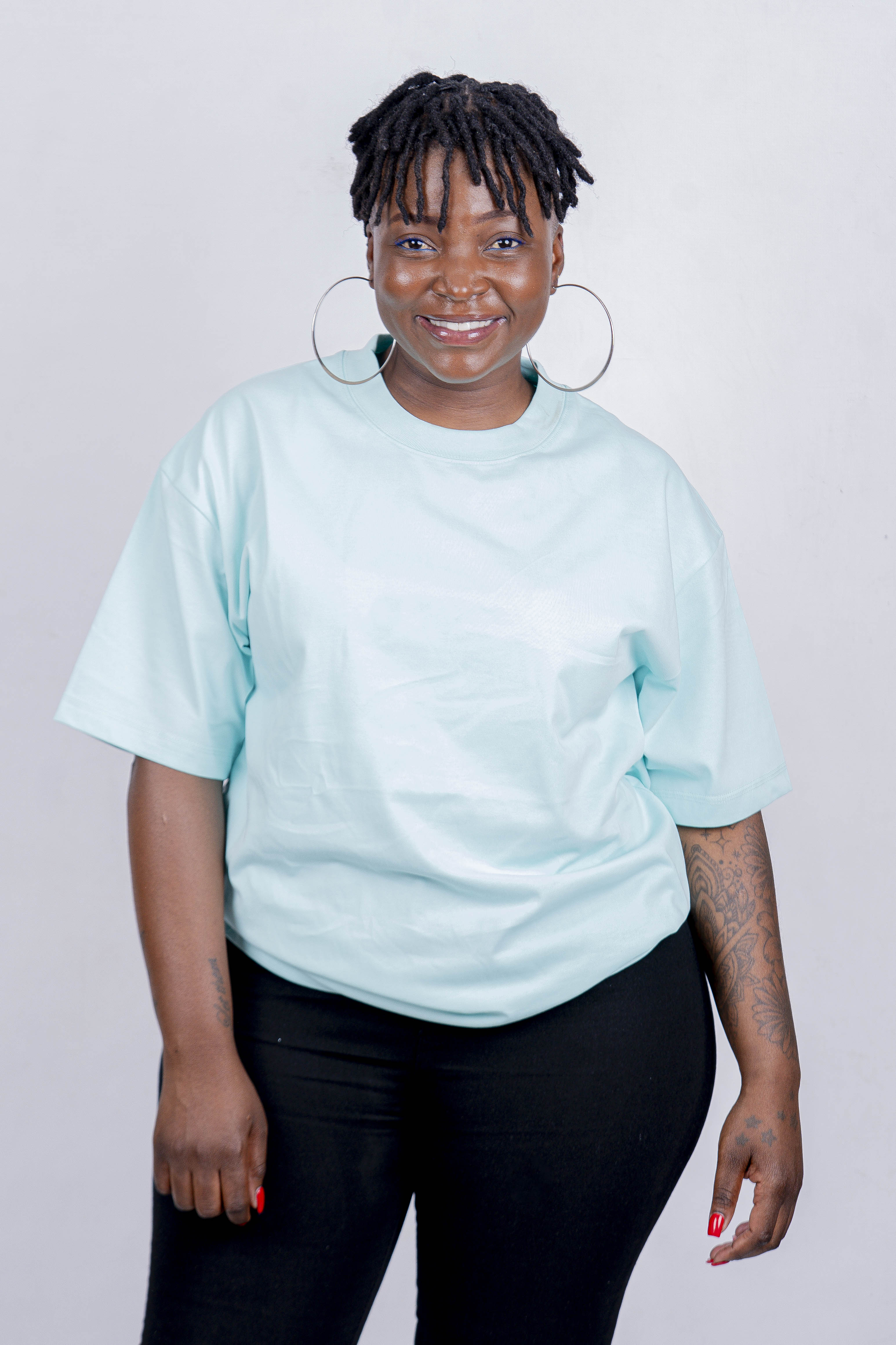 300gsm Plain Unisex Oversized T-Shirt